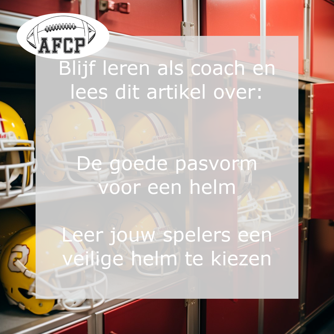 Nieuw in de AFCP-kennisbank: pasvorm van helm & shoulderpads